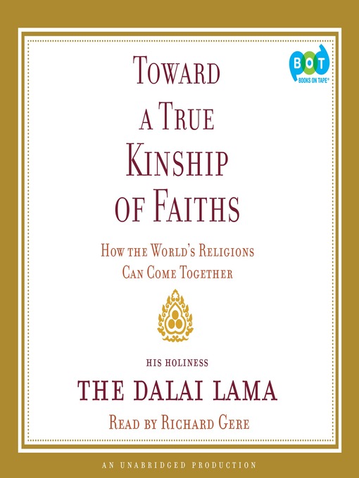 Cover image for Toward a True Kinship of Faiths
